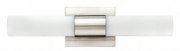 Foto para 15w Bath Portia LED Etched Opal Polished Nickel Bath Two Light