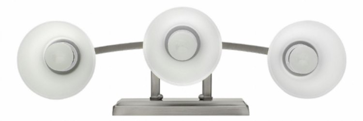 Foto para 100w Bath Pinnacle MED Clear Etched Antique Nickel Bath Four Light