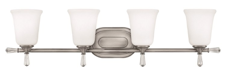 Foto para 117w Bath Blythe INCAN. LED MED Etched Opal Antique Nickel Bath Four Light