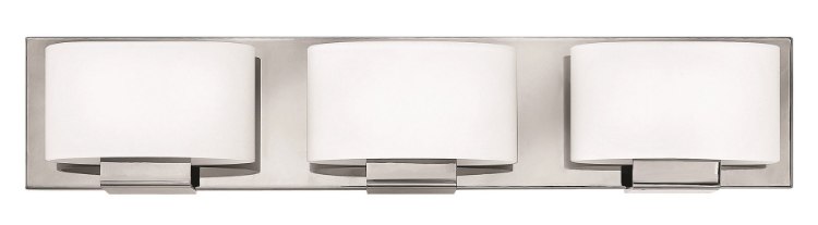 Foto para 4.5w Bath Mila G9 LED Etched Opal Chrome Bath Three Light