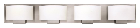 Picture of 4.5w Bath Mila G9 LED Etched Opal Brushed Nickel Bath Four Light