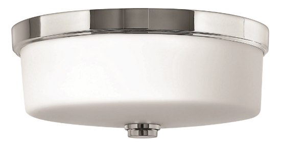 Picture of 60w Bath Flush Mount MED Etched Opal Chrome