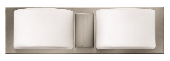 Picture of 60w Bath Daria G-9 Etched Opal Brushed Nickel Bath Two Light