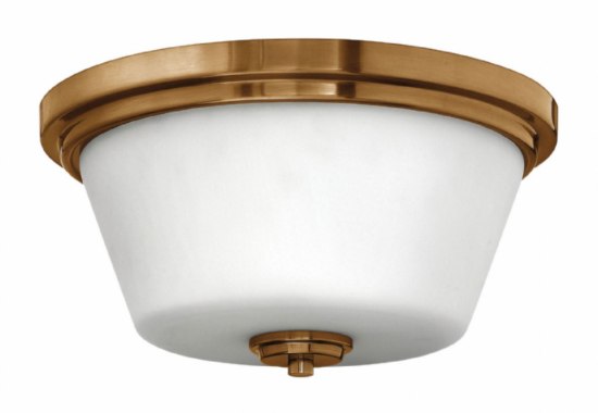 Picture of 32w Bath Flush Mount LED Etched Opal Brushed Bronze