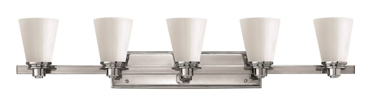 Foto para 100w Bath Avon MED Cased Opal Chrome Bath Four Light