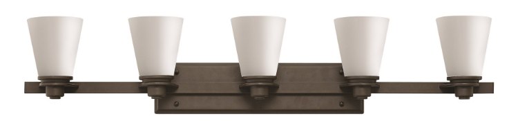 Foto para 100w Bath Avon MED Etched Opal Buckeye Bronze Bath Four Light