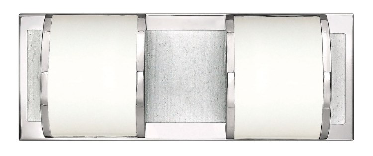 Picture of 60w Bath Mira G-9 Etched Opal Chrome Bath Two Light