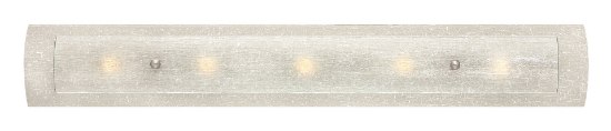 Picture of 60w Bath Duet G-9 Etched Linen and Rain Brushed Nickel Bath Five Light