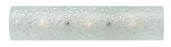 Picture of 60w Bath Costa G-9 Etched Bubble Art Brushed Nickel Bath Three Light