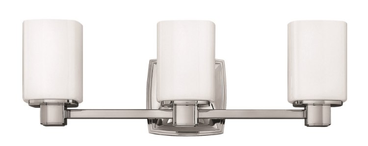 Foto para 117w Bath Tessa INCAN. LED MED Etched Opal Chrome Bath Three Light