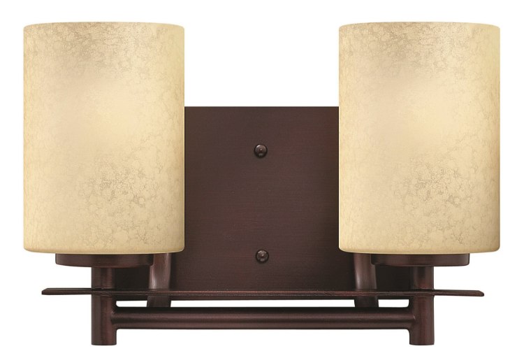 Foto para 100w Bath Stowe MED Antique Light Scavo Metro Copper Bath Two Light