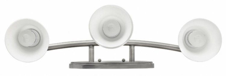 Foto para 100w Bath Yorktown MED Etched Opal Brushed Bronze Bath Two Light