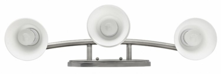 Foto para 100w Bath Yorktown MED Etched Opal Antique Nickel Bath Four Light