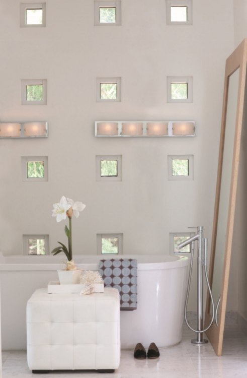 Picture of 60w Bath Daphne G-9 Etched Bubble Art Chrome Bath Four Light