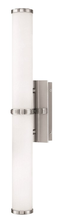 Foto para 32w Bath Simi LED Etched Opal Chrome Bath Two Light