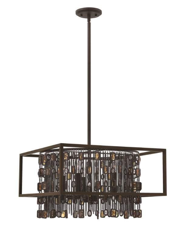 Foto para 60w Chandelier Mercato CAND Anchor Bronze* Stem Hung