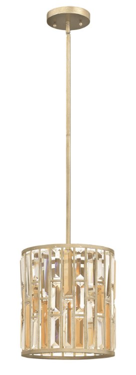 Picture of 100w Mini-Pendant Gemma MED Silver Leaf*
