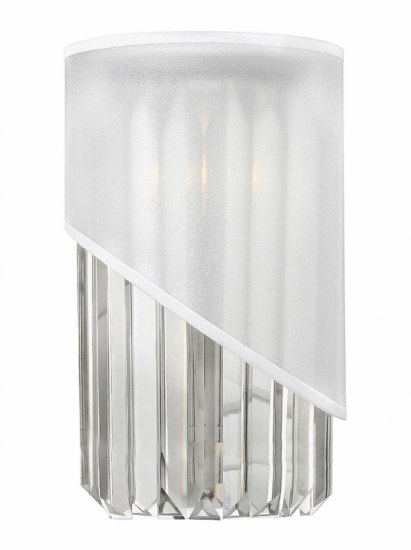 Foto para 60w Sconce Gigi CAND Polished Nickel*