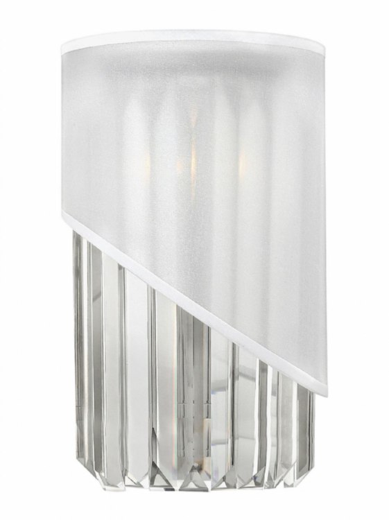 Foto para 60w Sconce Gigi CAND Polished Nickel*