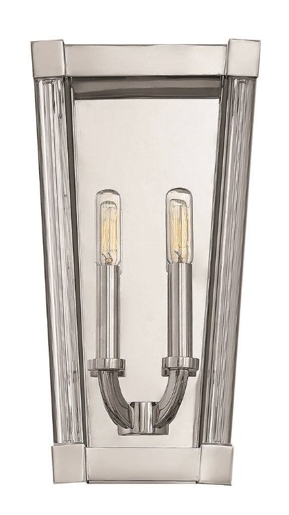 Picture of 60w Sconce Empire CAND Polished Nickel* Two Light Sconce