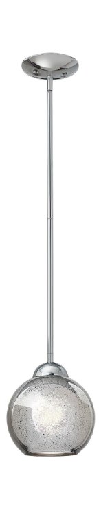 Foto para 100w Mini-Pendant Vivo MED Faux Mercury Polished Chrome*