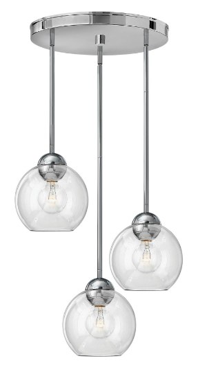 Picture of 100w Pendant Vivo MED Clear Polished Chrome* Pendant Pairings