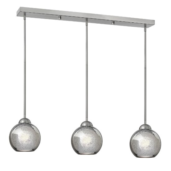 Picture of 100w Pendant Vivo MED Faux Mercury Brushed Nickel* Pendant Pairings