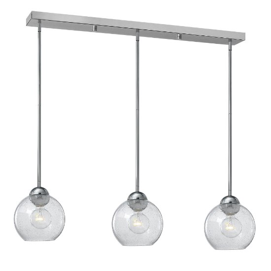 Picture of 100w Pendant Vivo MED Clear Seedy Polished Chrome* Pendant Pairings