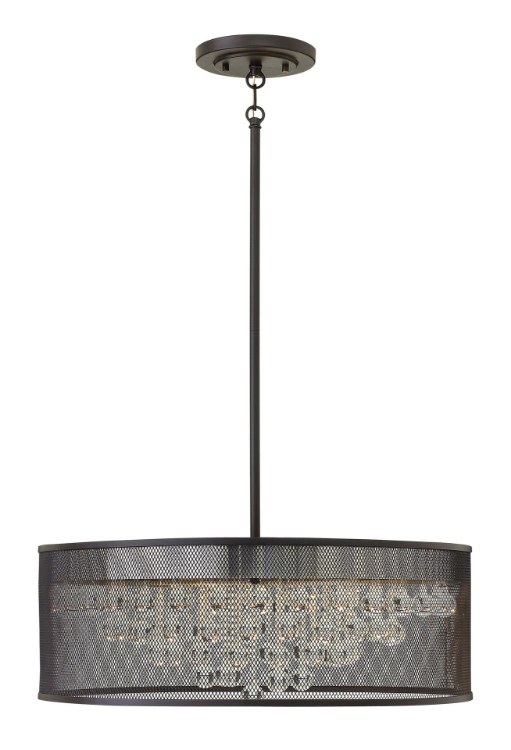 Picture of 60w Foyer Fiona CAND Black* Stem Hung Foyer