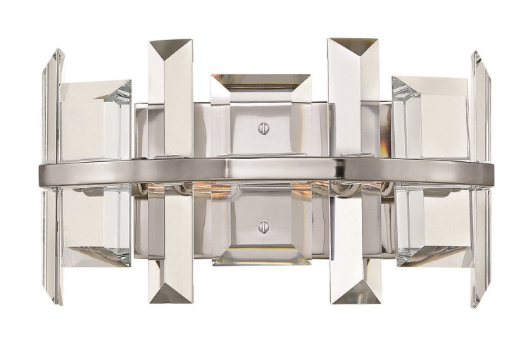 Picture of 60w Sconce Odette CAND Polished Nickel* Two Light Sconce