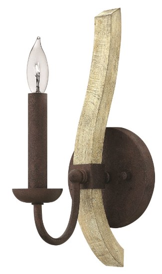 Foto para 60w Sconce Middlefield CAND Iron Rust*