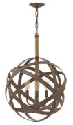 Foto para 60w Chandelier Carson CAND Vintage Iron Single Tier Pendant