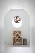 Foto para 60w Chandelier Carson CAND Vintage Iron Single Tier Pendant