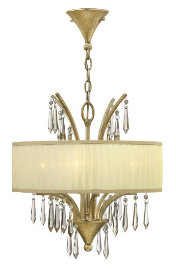 Foto para 60w Chandelier Camilla CAND Silver Leaf* Pendant