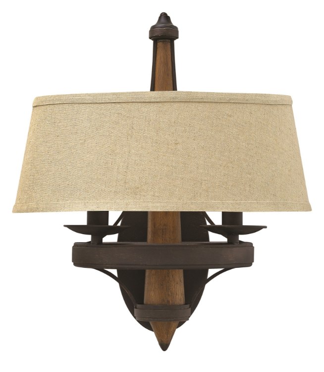 Foto para 60w Sconce Bastille CAND Vintage Bronze Two Light Sconce