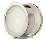 Foto para 60w Sconce Broadway G-9 Etched Polished Aluminum