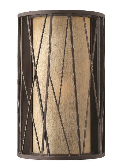 Picture of 75w Sconce Nest MED Distressed Amber Etched Oil Rubbed Bronze*