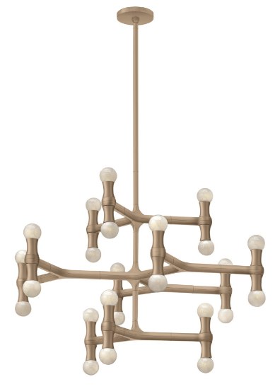 Picture of 40w Chandelier Karma CAND Champagne Three Tier Foyer