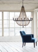 Foto para 60w Chandelier Hamlet CAND Vintage Bronze Single Tier Foyer