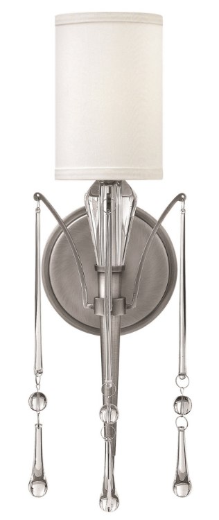 Foto para 60w Sconce Bentley CAND Antique Nickel*