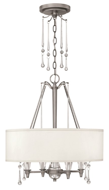 Picture of 60w Chandelier Bentley CAND Antique Nickel* Inverted Pendant