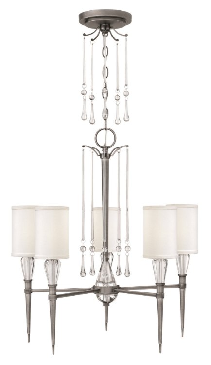 Picture of 60w Chandelier Bentley CAND Antique Nickel* Single Tier