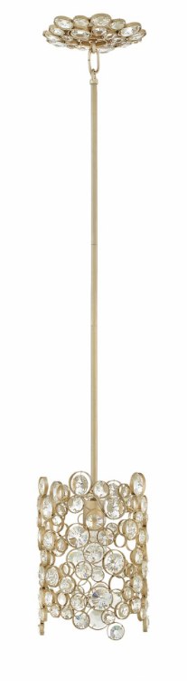 Foto para 100w Chandelier Anya MED Silver Leaf* Pendant