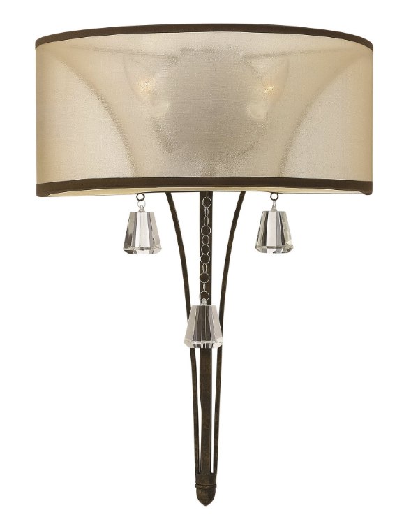 Foto para 60w Sconce Mime CAND French Bronze* Two Light Sconce