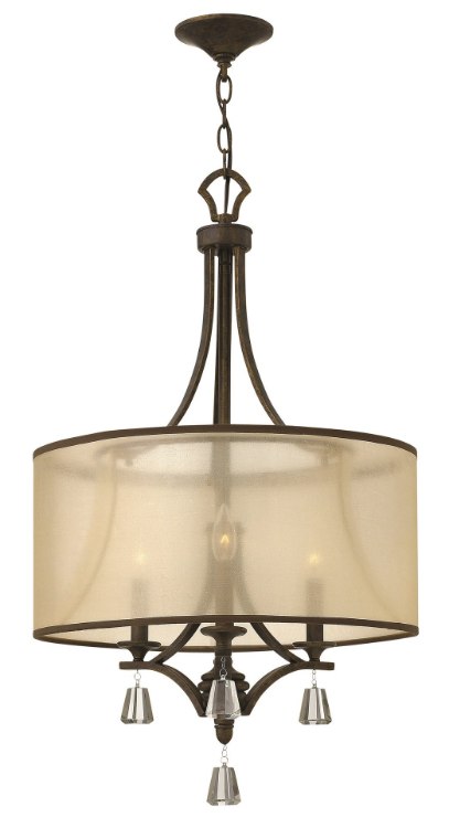 Foto para 60w Chandelier Mime CAND French Bronze* Single Tier
