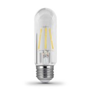 Picture of 4.5w 400lm ≅40w E26 CW Clear T10 Dimmable LED Filament Light Bulb