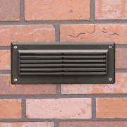 Picture of 2.5w 12v SW Aluminum Textured Architectural Bronze Louver LED Brick Light