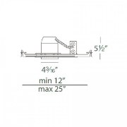 Foto para 50w 4" Non-IC New Construction Shallow Airtight Ready Line Voltage Remodel Housing