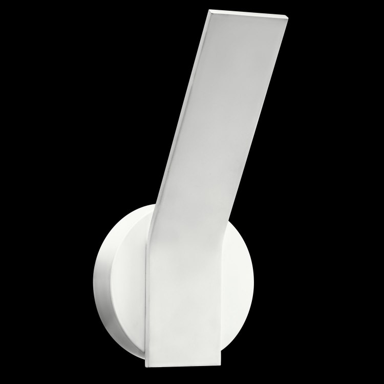 Foto para 379lm Follen Etched Acrylic White Integrated LED sconce