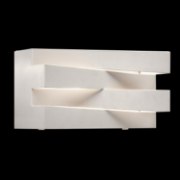 Picture of 40w Massimik Etched Glass Bottom White G9 1 light sconce